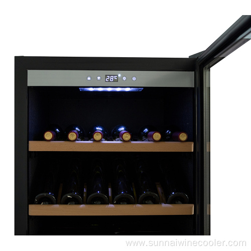 66L Commercial Glass Door Fridge for Wine Refrigerators